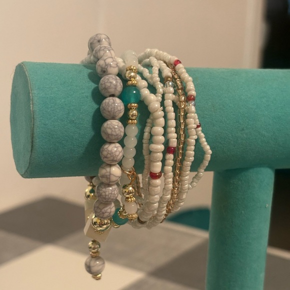Bohemian Stackable Beaded Bracelets - Picture 4 of 5